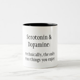 Caneca da serotonina & da dopamina