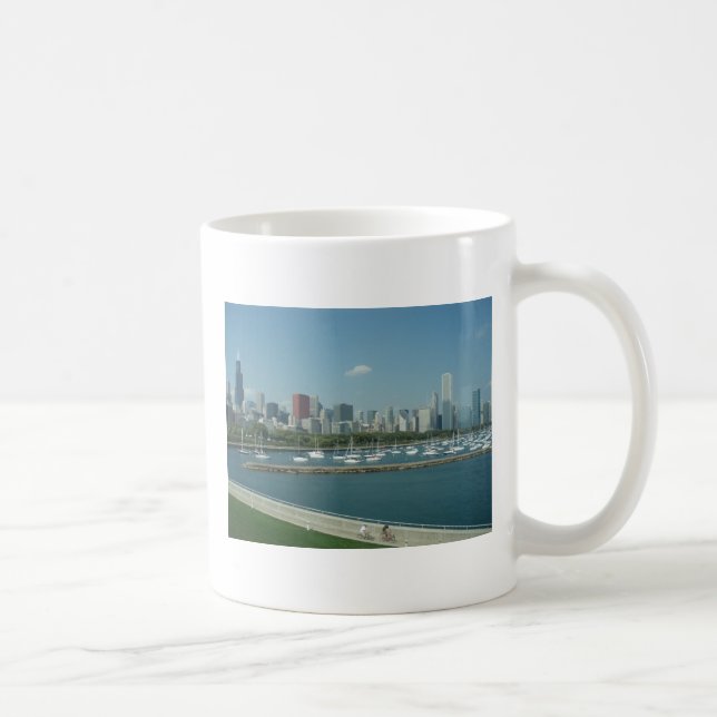 Caneca da skyline de Chicago (Direita)