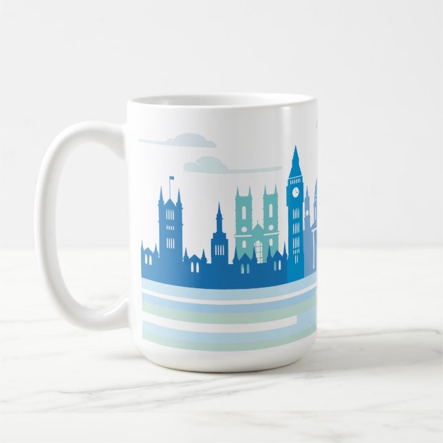 Caneca da skyline de Londres (Esquerda)