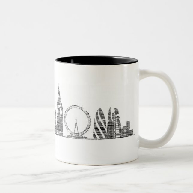 Caneca da skyline de Londres (Direita)