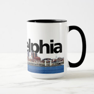 Caneca da skyline de Philadelphfia