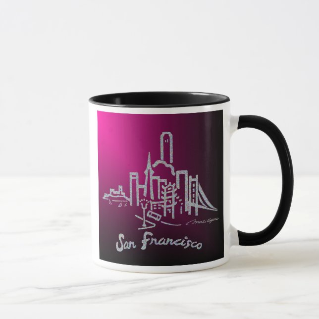 Caneca da skyline de San Francisco (Direita)