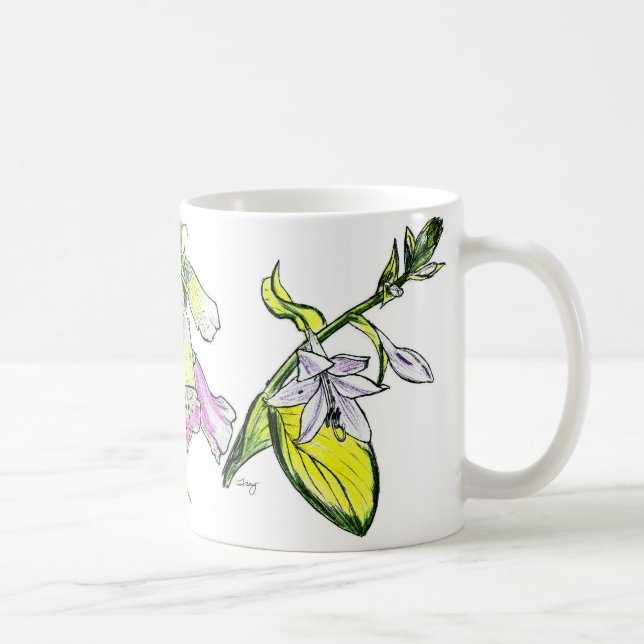 Caneca da sobrecarga da flor (Direita)