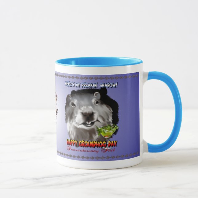 Caneca da sombra de Punxsutawney Phil (Direita)