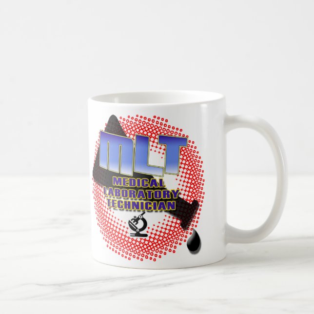 Caneca da tecnologia do laboratório do MED da (Direita)