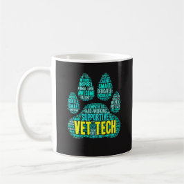 Caneca da tecnologia do veterinário - nuvem legal