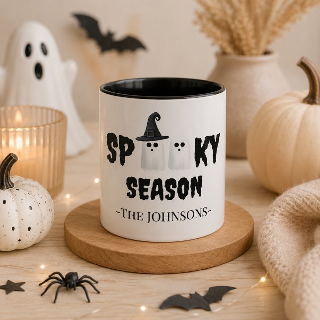Caneca da Temporada Assustadora – Xícara de Café d (Criador carregado)