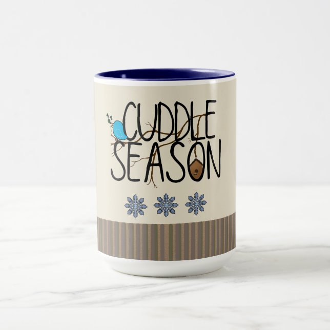 Caneca da Temporada de Abraços com Casa de Pássaro (Centro)