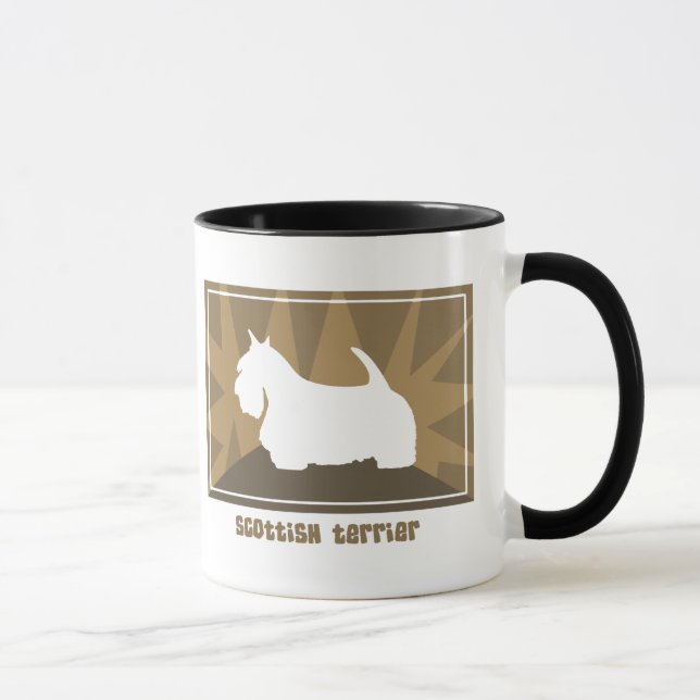 Caneca da terra de Terrier do Scottish (Direita)