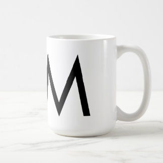 Caneca da tipografia "M" de Futura