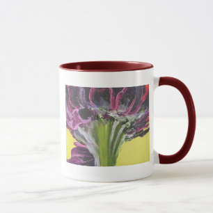 Caneca da tocha do girassol