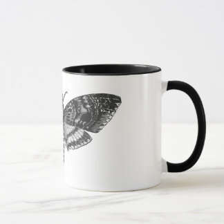 Caneca da traça da cabeça de morte