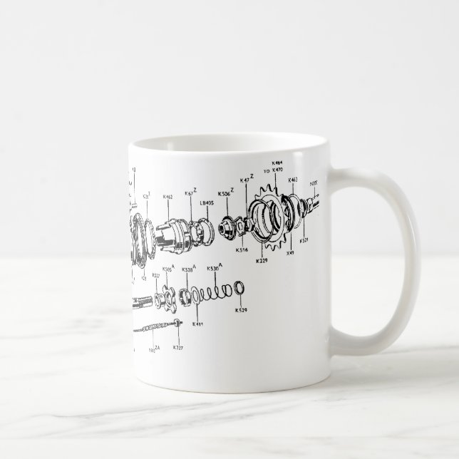 Caneca da Três-velocidade do Sturmey-Arqueiro (Direita)