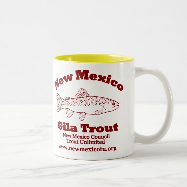 Caneca da truta de New mexico Gila (Direita)