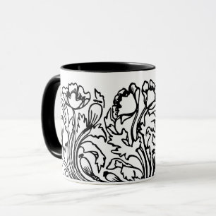Caneca da tulipa do nouveau da arte