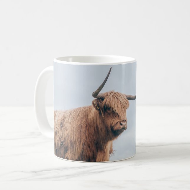 Caneca da vaca das montanhas de "Angus" (Frente Esquerda)