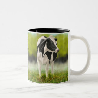 Caneca da vaca de Holstein