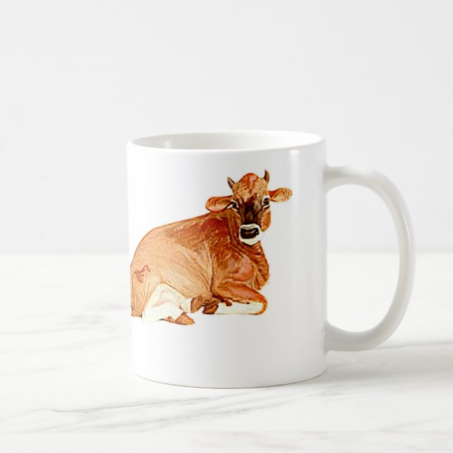 Caneca da vaca do jérsei (Direita)