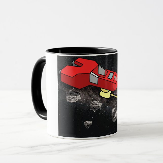 Caneca da vespa da mineração da galáxia (Frente Esquerda)