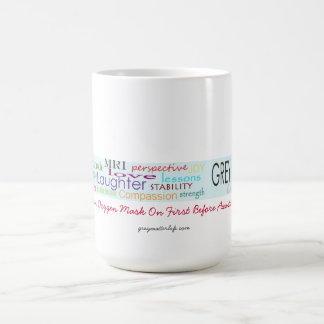 Caneca da vida da matéria cinzenta