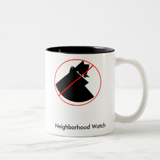 Caneca da vigilância de bairro