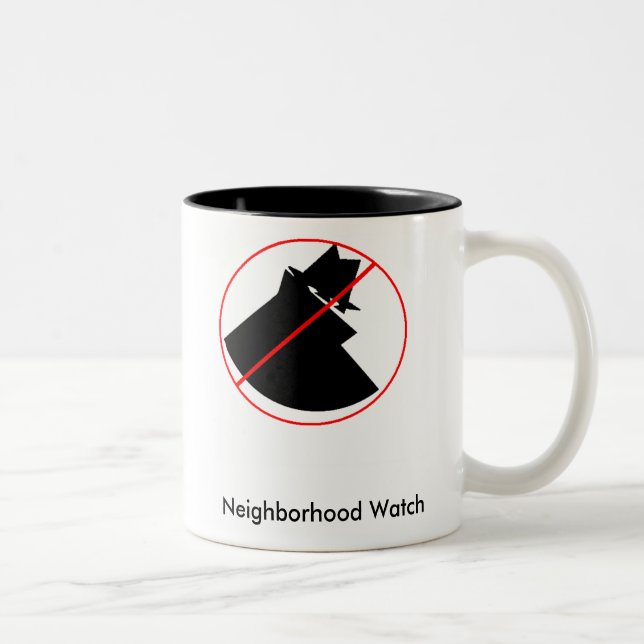 Caneca da vigilância de bairro (Direita)