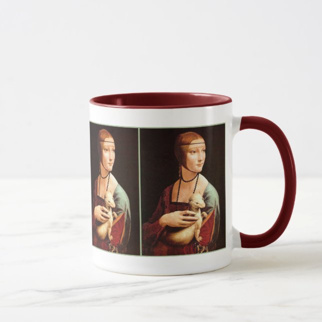 Caneca Da Vinci: Dama Com O Ermine (Direita)