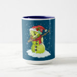 Caneca Dabbing Snowman Tênis Ball Tee Christmas Xmas<br><div class="desc">Dabbing Snowman Tênis Ball Tee natal Papais noeis Natal</div>