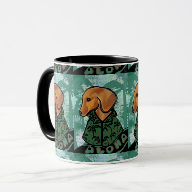 Caneca Dachshund (Frente Esquerda)