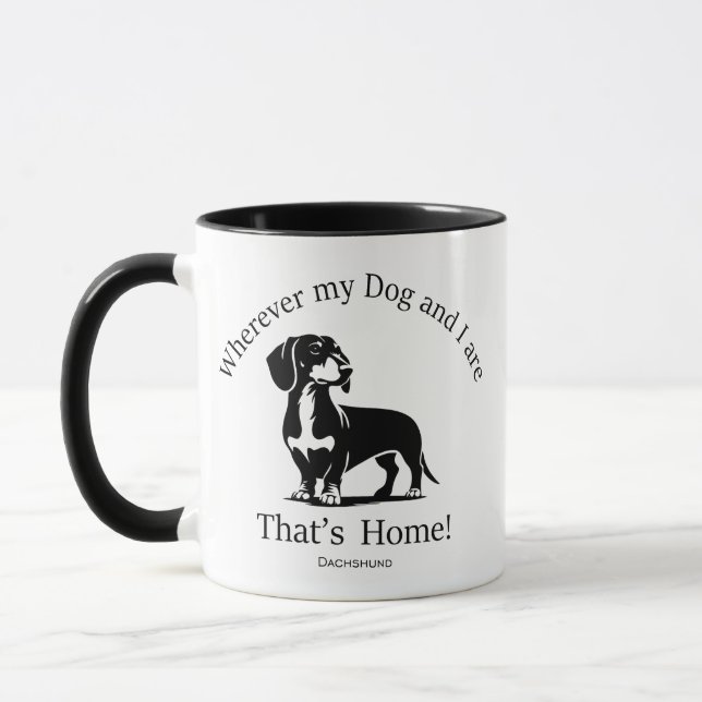 Caneca Dachshund (Esquerda)