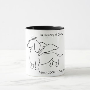 Caneca Dachshund Angel Remembrance Mug