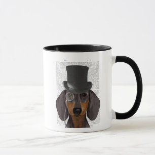 Caneca Dachshund, Chapéu Formal e Chapéu
