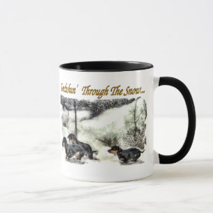 Caneca Dachshund Christmas