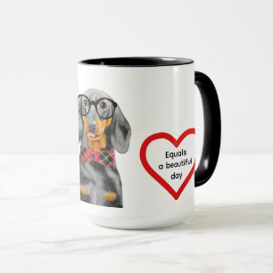 CANECA DACHSHUND E CAFÉ MUG