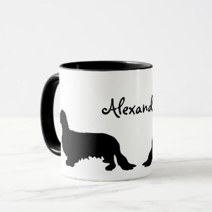 Caneca Dachshund Long Hair - Silhueta 1