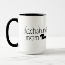 Dachshund Mamãe Mug para saltadores