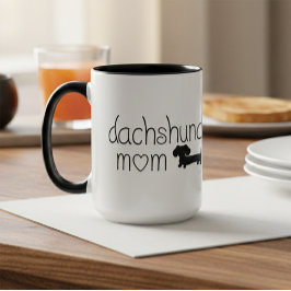 Caneca Dachshund Mamãe Mug para saltadores