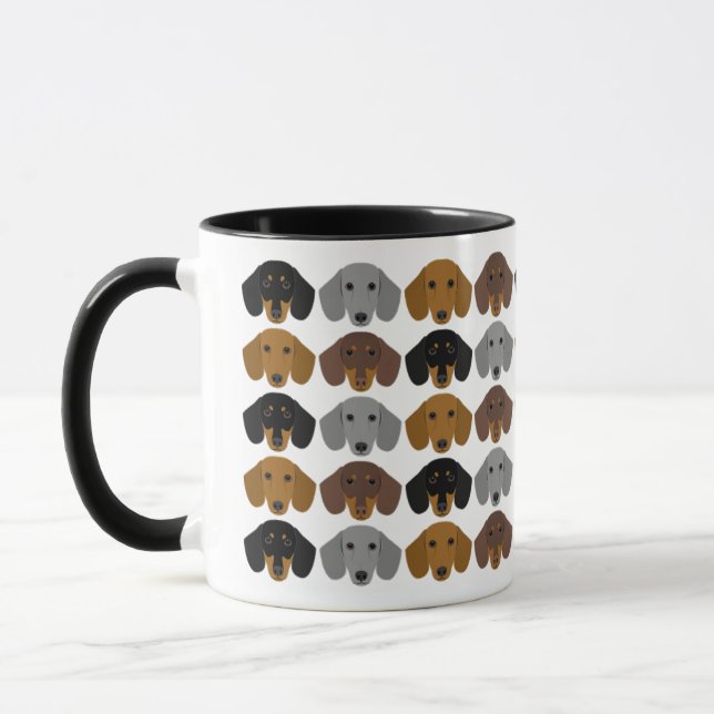 Caneca Dachshund Mugs (Esquerda)