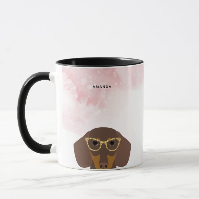 Caneca Dachshund Mugs (Esquerda)