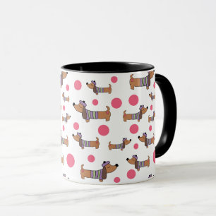 Caneca Dachshund na Suéter Mug