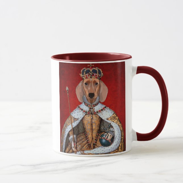 Caneca Dachshund Queen (Direita)
