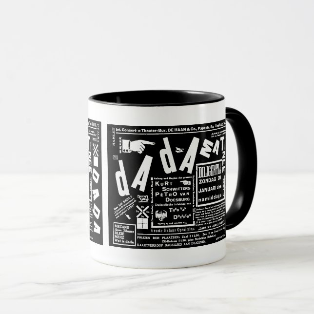 CANECA DADA ART POSTER DE 1923 (Frente Esquerda)