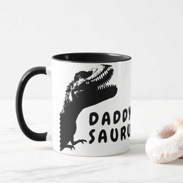 Caneca Daddysaurus Rex (Com Donut)