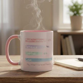 Caneca Dados Subjetivos | Pelos Números: Como Eu Sobreviv