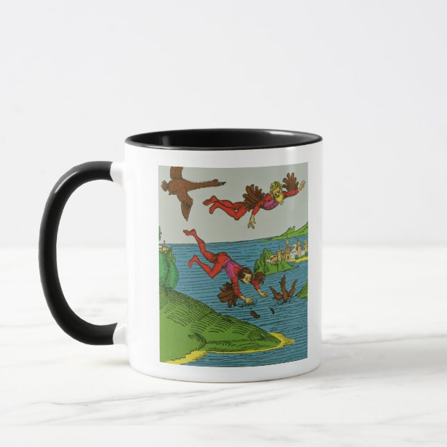 Caneca Daedalus e Ícaro, século XV (Esquerda)
