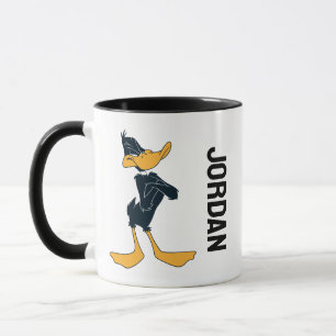 Caneca DAFFY DUCK™ com braços cruzados   Adicione seu nom