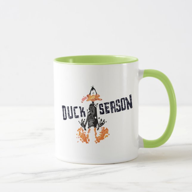 Caneca DAFFY DUCK™ "Duck Season" desintegrado (Direita)