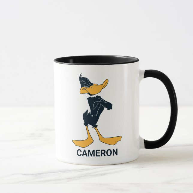 Caneca DAFFY DUCK™ Personalizado com Mug de Braço Cruzado (Direita)