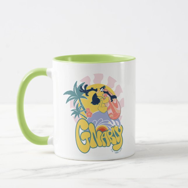 Caneca DAFFY DUCK™ Surfing - Gnarly (Esquerda)