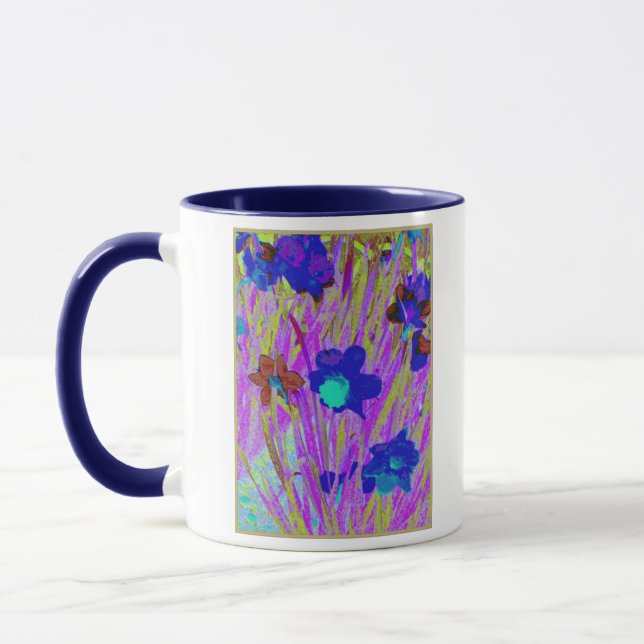 Caneca 'Dafodils Roxos' (Esquerda)